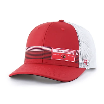 Men's '47  Red Louisville Cardinals Rangefinder brrr Trucker Adjustable Hat