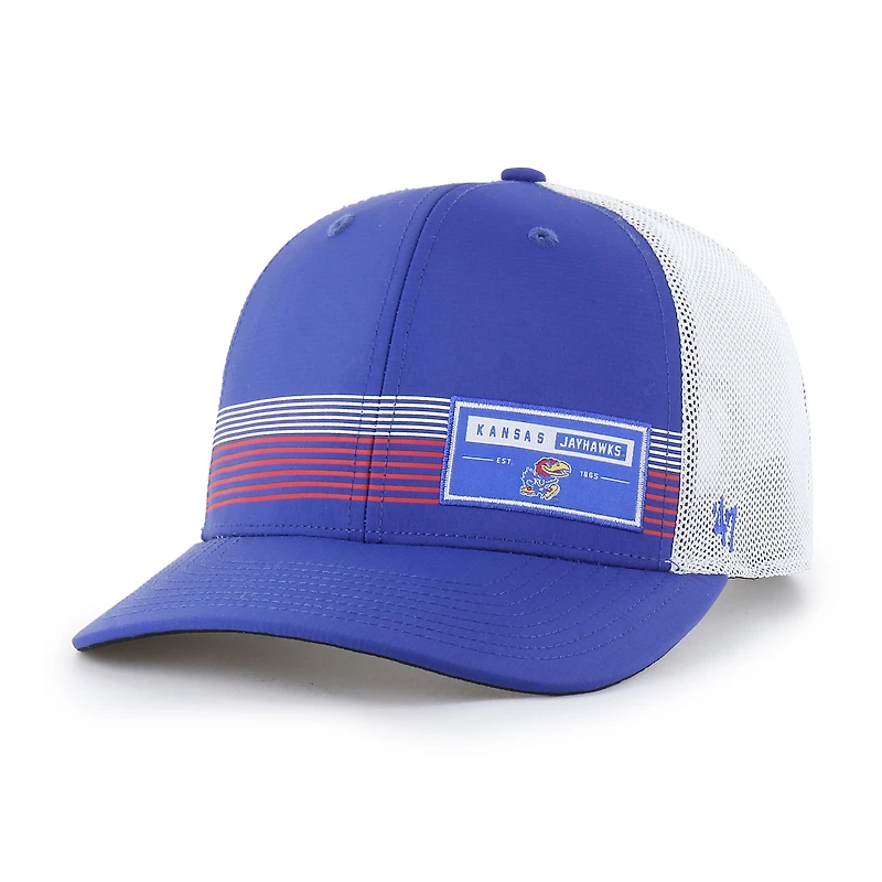 Men's '47  Royal Kansas Jayhawks Rangefinder brrr Trucker Adjustable Hat