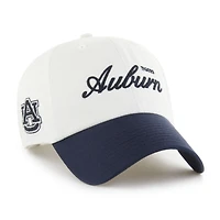 Men's '47 White Auburn Tigers Contemporary Basics Foundation Clean Up Adjustable Hat
