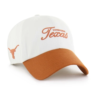 Men's '47 White Texas Longhorns Contemporary Basics Foundation Clean Up Adjustable Hat