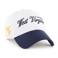 Men's '47 White West Virginia Mountaineers Contemporary Basics Foundation Clean Up Adjustable Hat