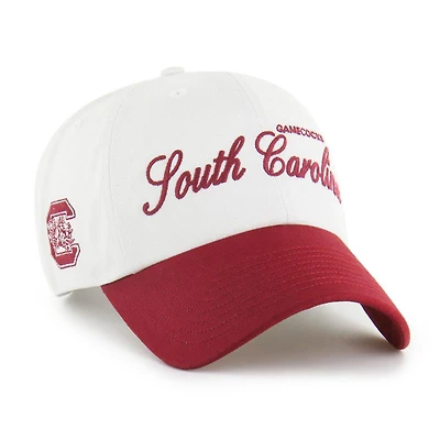 Men's '47 Sand South Carolina Gamecocks Contemporary Basics Foundation Clean Up Adjustable Hat