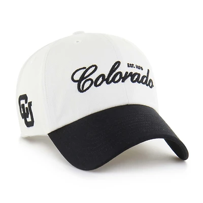 Men's '47 White Colorado Buffaloes Contemporary Basics Foundation Clean Up Adjustable Hat