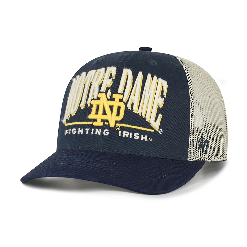 Men's '47 Navy Notre Dame Fighting Irish Arid Adjustable Trucker Hat
