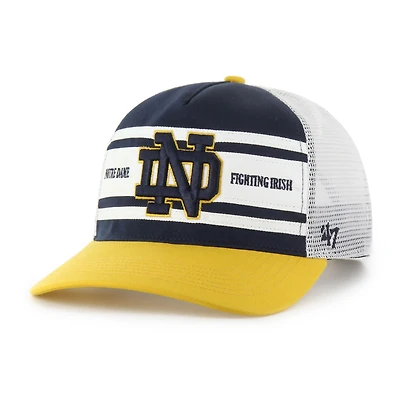 Youth '47 Navy/Gold Notre Dame Fighting Irish Super Stripe Hitch Adjustable Trucker Hat