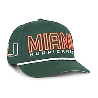 Youth '47 Green Miami Hurricanes Byline Hitch Adjustable Hat