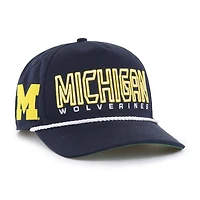 Youth '47 Navy Michigan Wolverines Byline Hitch Adjustable Hat
