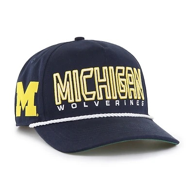 Youth '47 Navy Michigan Wolverines Byline Hitch Adjustable Hat