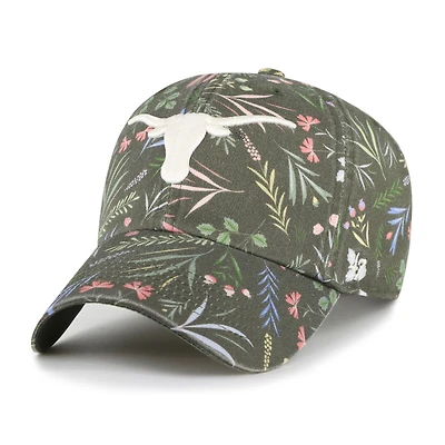 Women's '47 Moss Green Texas Longhorns Verbena Clean Up Adjustable Hat