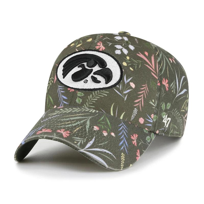 Women's '47 Moss Green Iowa Hawkeyes Verbena Clean Up Adjustable Hat