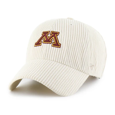 Unisex '47 Cream Minnesota Golden Gophers Luminance Mellow Clean Up Adjustable Hat
