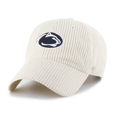 Unisex '47 Cream Penn State Nittany Lions Luminance Mellow Clean Up Adjustable Hat