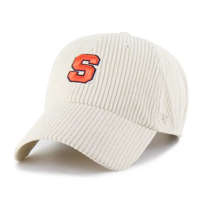 Unisex '47 Cream Syracuse Orange Luminance Mellow Clean Up Adjustable Hat