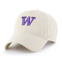 Unisex '47 Cream Washington Huskies Luminance Mellow Clean Up Adjustable Hat