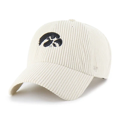 Unisex '47 Cream Iowa Hawkeyes Luminance Mellow Clean Up Adjustable Hat