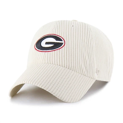 Unisex '47 Cream Georgia Bulldogs Luminance Mellow Clean Up Adjustable Hat