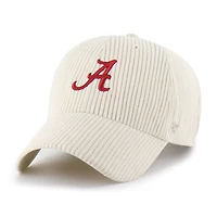 Unisex '47 Cream Alabama Crimson Tide Luminance Mellow Clean Up Adjustable Hat