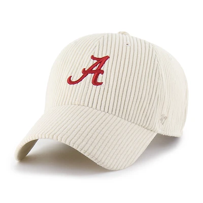 Unisex '47 Cream Alabama Crimson Tide Luminance Mellow Clean Up Adjustable Hat