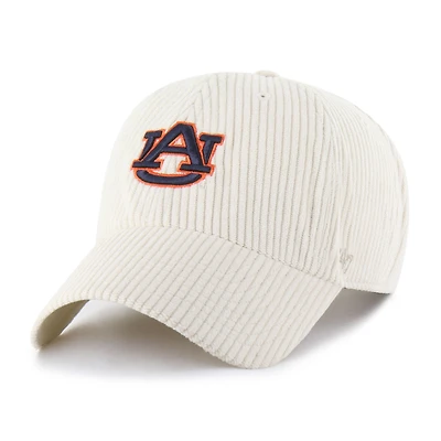 Unisex '47 Cream Auburn Tigers Luminance Mellow Clean Up Adjustable Hat