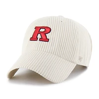 Unisex '47 Cream Rutgers Scarlet Knights Luminance Mellow Clean Up Adjustable Hat