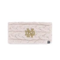 Women's '47  Natural Notre Dame Fighting Irish Core & Inline Latte Knit Headband