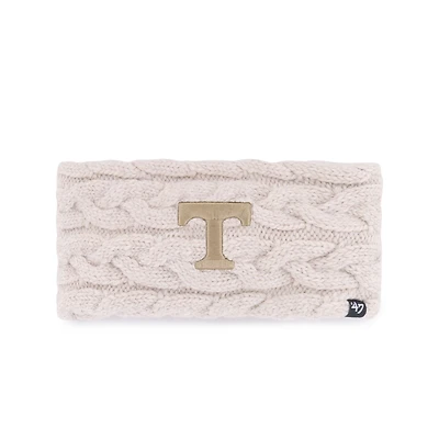 Women's '47  Natural Tennessee Volunteers Core & Inline Latte Knit Headband