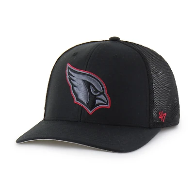 Men's '47 Black Arizona Cardinals Blackball Trophy Flex Hat