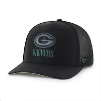 Men's '47 Black Green Bay Packers Blackball Trophy Flex Hat