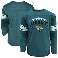Youth Wes & Willy Teal Jacksonville Jaguars Football Long Sleeve T-Shirt