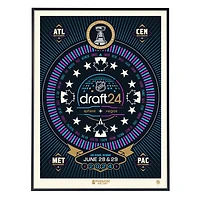 Phenom Gallery   2024 NHL Draft 18" x 24" Deluxe Framed Serigraph