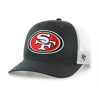 Youth '47  Black/White San Francisco 49ers Trucker Adjustable Hat