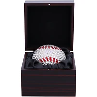 Corey Seager Texas Rangers Autographed Swarovski Crystal Baseball - Art by Rock On Sports