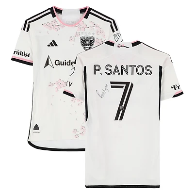 Pedro Santos D.C. United Autographed Match-Used #7 adidas Jersey from the 2024 MLS Season