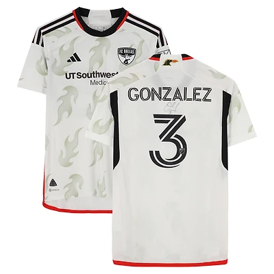 Omar Gonzalez FC Dallas Autographed Match-Used #3 adidas Jersey from the 2024 MLS Season