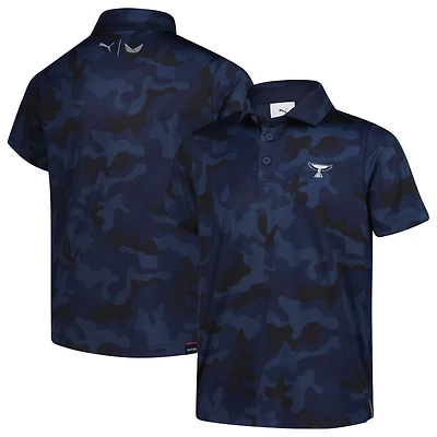 Youth Puma Navy TOUR Championship MATTR Volition Camo Polo