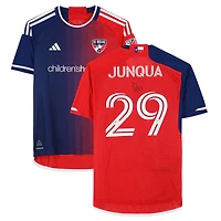 Sam Junqua FC Dallas Autographed Match-Used #29 Red adidas Jersey from the 2024 MLS Season - Size L