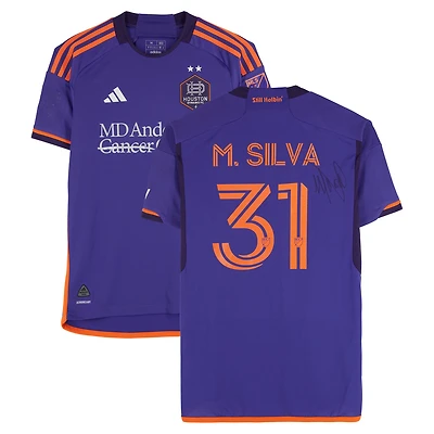 Micael dos Santos Silva Houston Dynamo FC Autographed Match-Used #31 adidas Jersey from the 2024 MLS Season