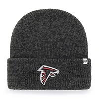 Men's '47  Heather Black Atlanta Falcons Brain Freeze Cuffed Knit Hat