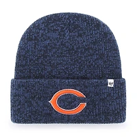 Men's '47  Heather Navy Chicago Bears Brain Freeze Cuffed Knit Hat