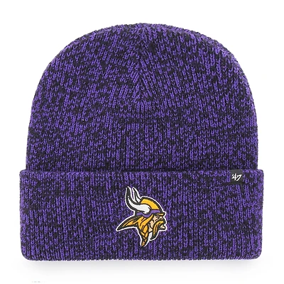 Men's '47  Heather Purple Minnesota Vikings Brain Freeze Cuffed Knit Hat