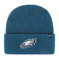 Men's '47  Midnight Green Philadelphia Eagles Brain Freeze Cuffed Knit Hat