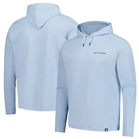 Men's FootJoy  Light Blue THE PLAYERS Ottoman Jacquard Pullover Hoodie