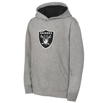 Youth Outerstuff Gray Las Vegas Raiders Prime Hoodie