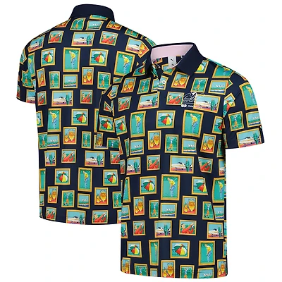 Men's Puma Navy Arnold Palmer Invitational Photo MATTR Polo