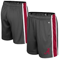 Youth Colosseum Charcoal Alabama Crimson Tide Ripple Shorts