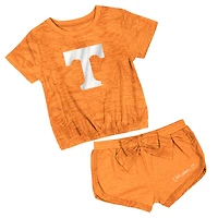 Toddler Colosseum  Tennessee Orange Tennessee Volunteers Fern T-Shirt and Shorts Set