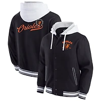 Men's Darius Rucker Collection by Fanatics  Black Baltimore Orioles Full-Snap Hooded Jacket