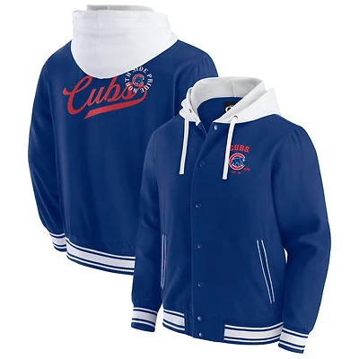 Men's Darius Rucker Collection by Fanatics  Royal Chicago Cubs Full-Snap Hooded Jacket
