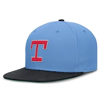 Men's Nike  Light Blue/Navy Texas Rangers  True Primetime Two-Tone Performance Fitted Hat