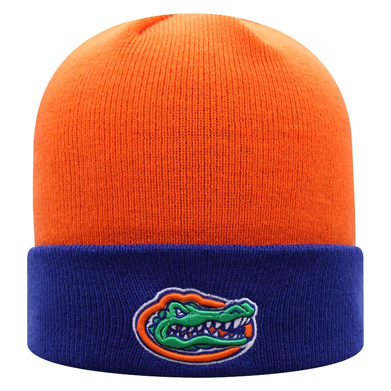Men's Top of the World Orange/Royal Florida Gators Two-Toned Cuffed Knit Hat